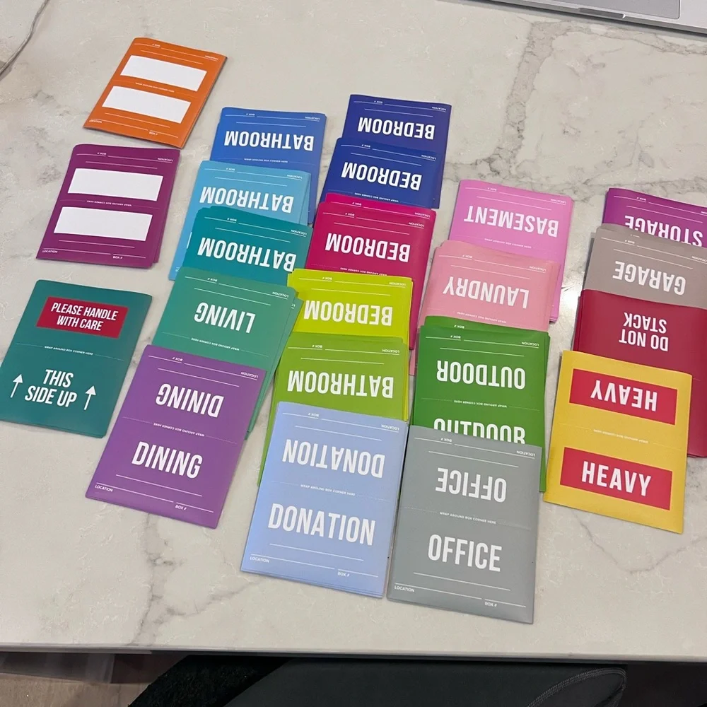 Colorful Moving Labels Set - Picture 2 of 2